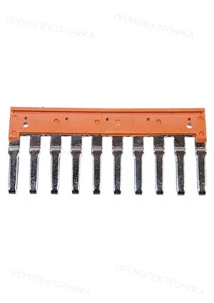 Klemsan 476229, Перемычка для PYK/AVK2,5RD/ YBK2,5*/ YBK3*/ AVK2,5CC/ MVK2,5/ MYK2,5, (10полюсов);  UK 2.5/1