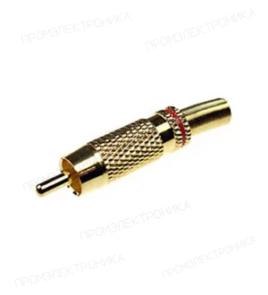 Dragon City RP-226G/R, RCA разъем штекер золотой