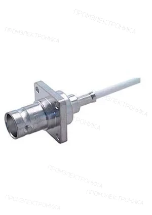HUBER+SUHNER 25_BNC-50-2-14/133_NE, BNC гнездо на панель, 4ГГц, 50Ом обжим