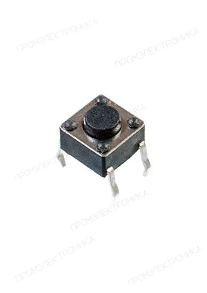 CONNFLY DS1041-01-11KKA1305, кнопка тактовая 6х6мм h=4.3мм 12В 50мА (=SWT-2*)