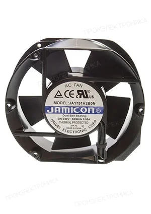 JAMICON JA1751H2B0N-T, вентилятор 220В клеммы 172х150х51мм подшипник качения )