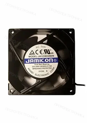 JAMICON JA1238H2B0N-L, вентилятор 220В провода 120х120х38мм подшипник качения