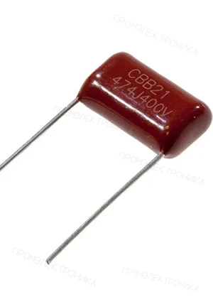 JEC JMPP474J0400DH1524, Конденсатор плёночный 0.47мкФ 10% 400В dc P=15мм 17*10*6.5мм =B32652A4474K000