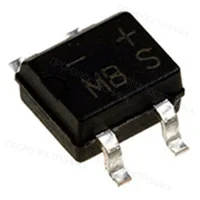 YJ MB4S, выпрямительный диодный мост, 400В, 0.8А [MBS]