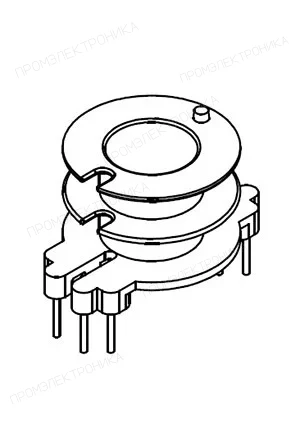 Shinhom Каркас RM82S 6+6P, Каркас  RM82S 6+6P Bobbin аналог Frame CSV-RM8-2S-12P-G FERROXCUBE