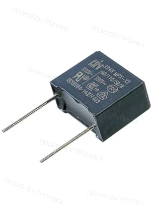 DIN C6T33460EDKT2CAA00, X2 конденсатор 0.33мкФ 330В ac 10% P=15 мм 18x14.5x8.5