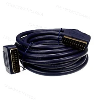 LUXM 411-075, Scart- Scart 21pin, PROF 5.0м