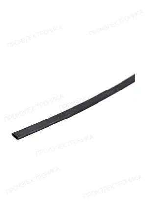 KLS L-KLS8-01140-HT-2.5-S, термоусадочная трубка 2.5/1 мм 2:1 черная (1м) (аналог для F32-2.5)