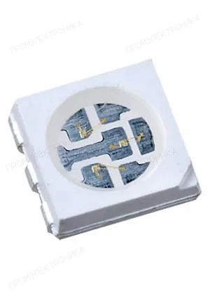 NationStar FM-T5050UGK-520D, ЧИП светодиод 5050 PLCC зеленый 110гр. 520нм 3600мКд