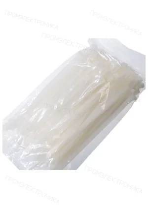 Fortisflex КСР 7,5*200 (б), Стяжки нейлоновые разъемные белые (100 шт)