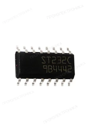 UMW ST232BDR, [SOP-16]; RS232 ICs ROHS;  ST232BDR=(ST)