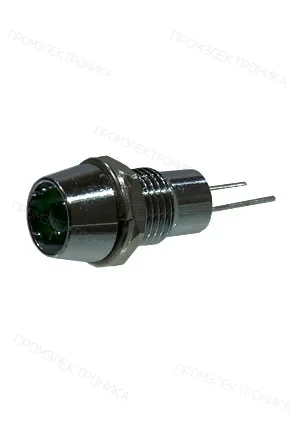 KLS L-KLS9-IL-M8-01A-G, Светодиод с держателем зеленый D=9.8мм h=5.2мм M8 (аналог для L-608G)