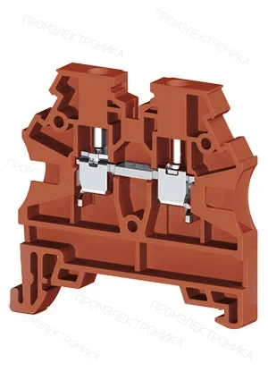 Klemsan 304204RP, Клеммник на DIN-рейку 2,5мм.кв. (красный); AVK2,5 RD (RP)