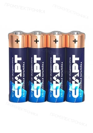 Старт LR6-SH4 BLUE 40/720, батарейка АА 1,5В упак (4 шт)