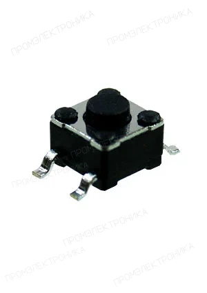 KLS L-KLS7-TS4502-3.8-180-T, тактовая кнопка SMD 4.5x4.5 h=3.8мм (IT-1109S-160G-G) лента
