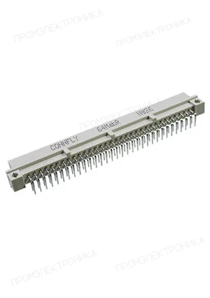 CONNFLY DS1118-64M0R23, DIN 2X32 64MR (2.54mm)