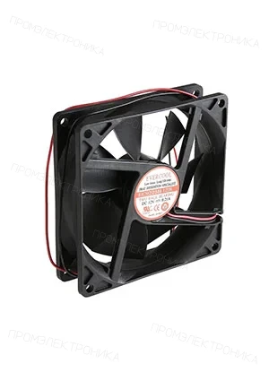 EVERCOOL EC9225H12B, Вентилятор 12В, 92х92х25мм , подшипник качения, 2600 об/мин