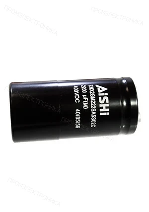 Aishi ENX2GM222SA5S02C, конденсатор электролитический 2200мкФ 400В =B43456A9228M