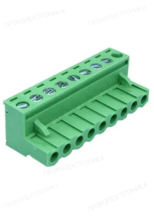 DEGSON 2EDGK-5.0-09P-14-00AH, клеммник разъемный 9 контактов, шаг 5мм