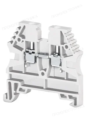 Klemsan 304126RP, Клеммник на DIN-рейку 2,5мм.кв. (белый); AVK2,5(RP)