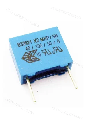 TDK EPCOS B32921C3473M, B32921C3473M000, X2 конденсатор пленочный 0.047uF 20% 305Vac