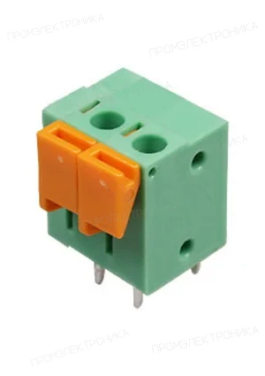 NXU XY122V-2P-5.08, клеммник нажимной 2 контакта 5.08мм (DG142V-5.08-02P)