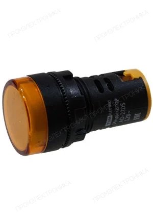 TDM Electric SQ0702-0017, Лампа AD-22DS (LED) матрица d22мм желтая 12В AC DC