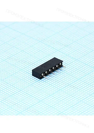 CONNFLY DS1026-01-1x6S8BV, гнездо на плату 1ряд шаг2мм 6 контактов PBS2-06