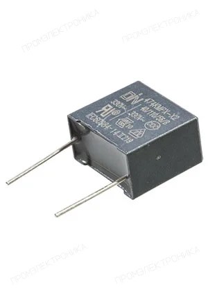 DIN X2474K2FAE60AAHZDIN, X2 конденсатор 0.47uF 10% 330Vac =B32922C3474K000