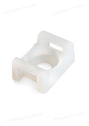 Fortisflex ПМО 22х16 (б), Площадка монтажная под винт белая (уп.100шт)