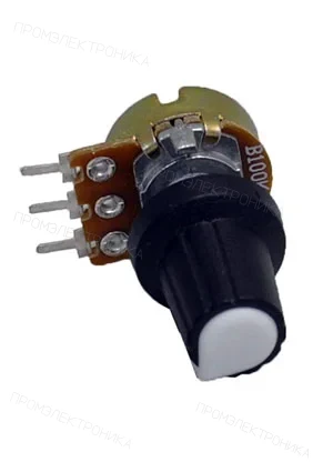 Китай WH148 10K, Резистор переменный 15ммm 3 Pin, с ручкой