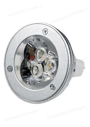 ARL ECOSPOT MR16 A5-3x1W-S1 Warm, Св.диод.лампа 3W,6000-7000К"45"(35W)