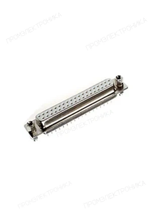 NXU DPS-37FA, гнездо D-SUB на плату 37pin без фиксатора (101-37SCKYS ONE NUT)