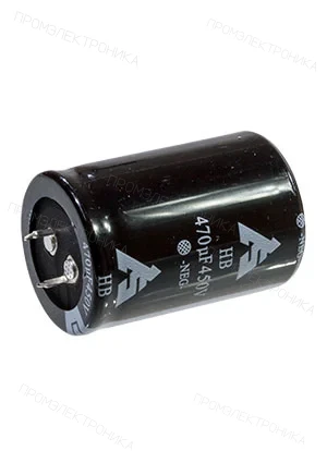 ZEASSET HBE471M35050FVF, Конденсатор электролитический 470мкФ 450В 35х50мм snapin =B43504A5477M
