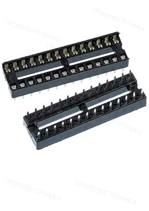 Китай SCS-28, панелька для микросхем DIP 28 контактов узкая