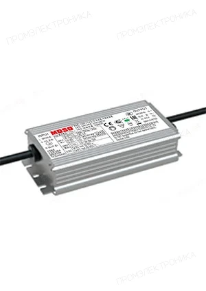 MOSO X6E-100V143-G, LED драйвер, 100Вт, вых 0.7-1.05А 72-143В DC, изолир, потенц, металл, IP67