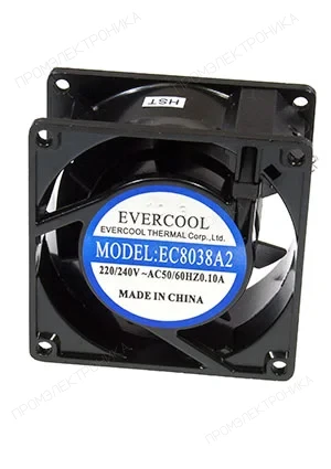 EVERCOOL EC8038A2HST, вентилятор 80х80х38 мм, 220В