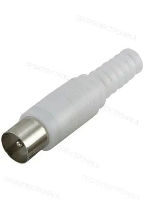 TDM electric SQ1809-0008, разъем антенный ТВ без пайки белый