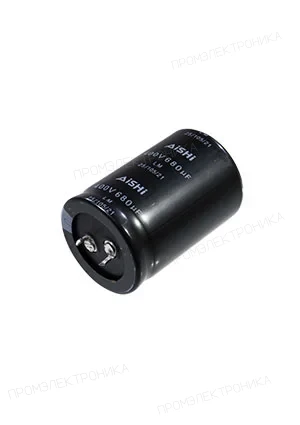 Aishi ELM2GM681R50KT, конденсатор электролитический 680мкФ 400В 35х50 =B43545A9687M000