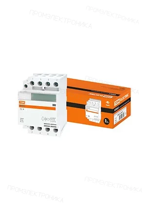 TDM electric SQ0213-0013, КМ63/4-32, контактор модульный  4НО 4 положения 32А