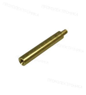 KLS PCSN-30, стойка для печатной платы латунная М3 круглая D=5мм (L-KLS8-PCSN-M3-E5.0-L30)