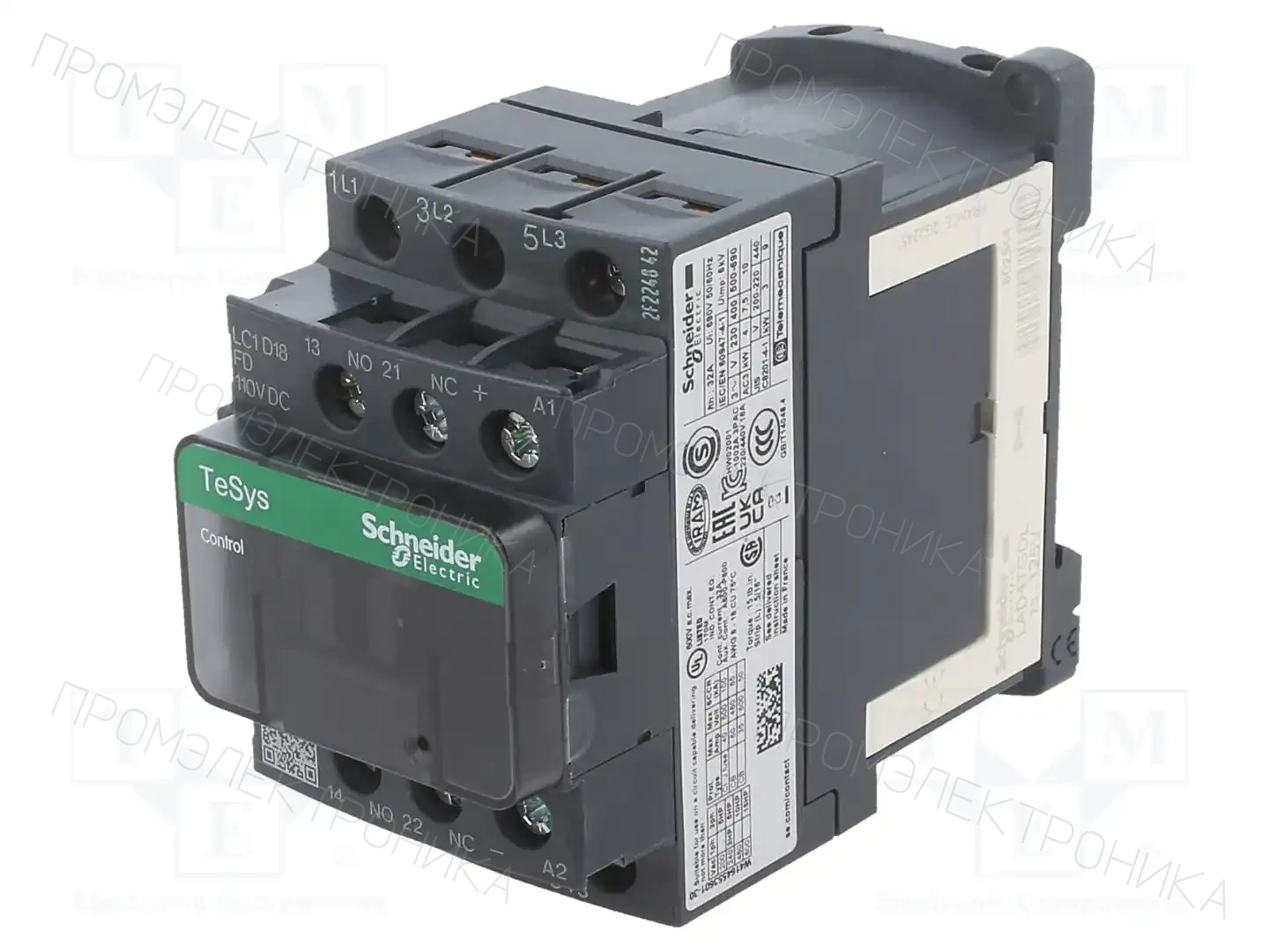 SCHNEIDER ELECTRIC LC1D18FD — Контакторы - главные модули