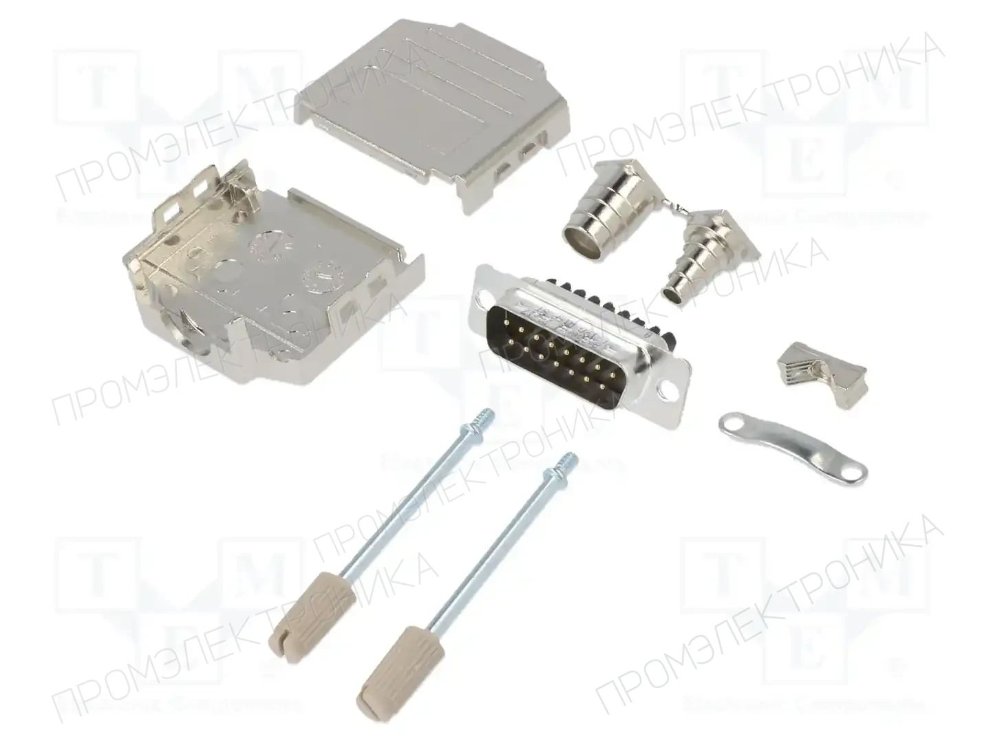 AMPHENOL COMMUNICATIONS SOLUTIONS L17DPPK15-M+L717DA15PST — Комплектные штекеры D-Sub