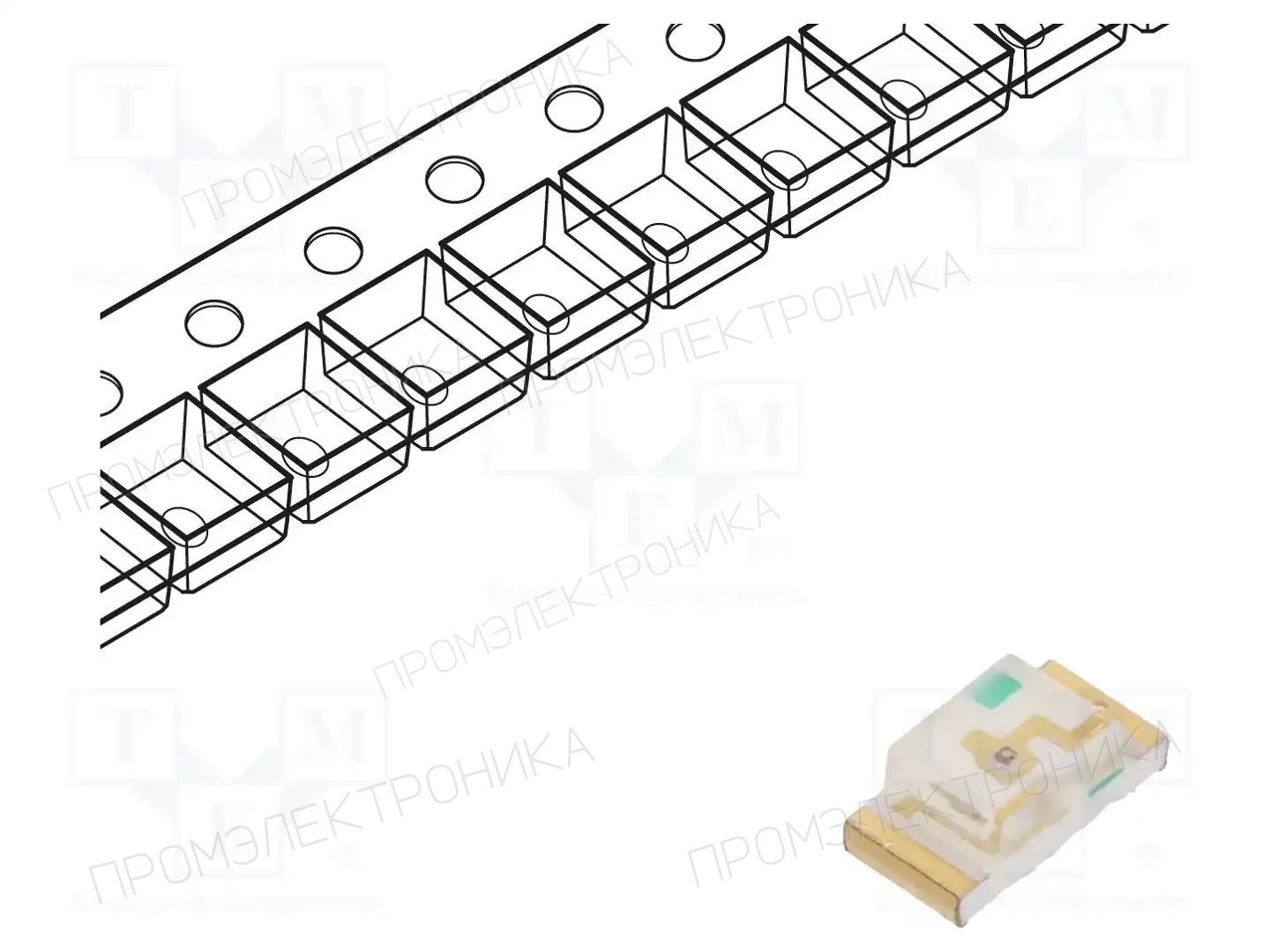 KINGBRIGHT ELECTRONIC KP-3216SYC — Светодиоды SMD цветные