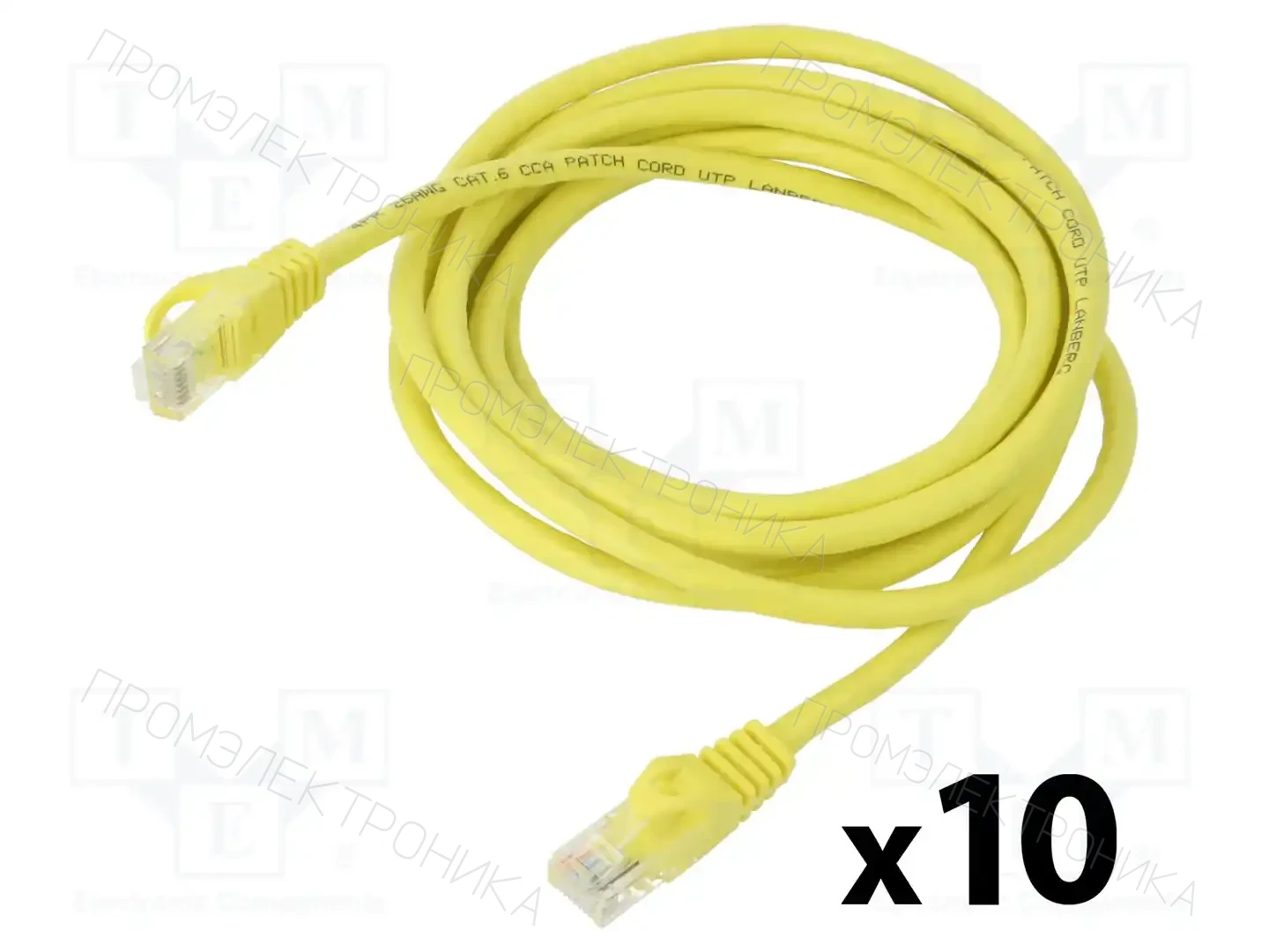 LANBERG PCU6-20CC-0300-Y — Кабели и адаптеры RJ45