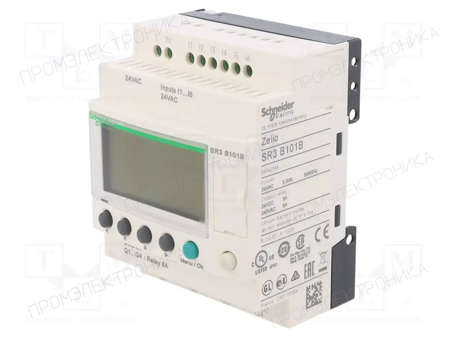 SCHNEIDER ELECTRIC SR3B101B — Реле прогр. основные модули