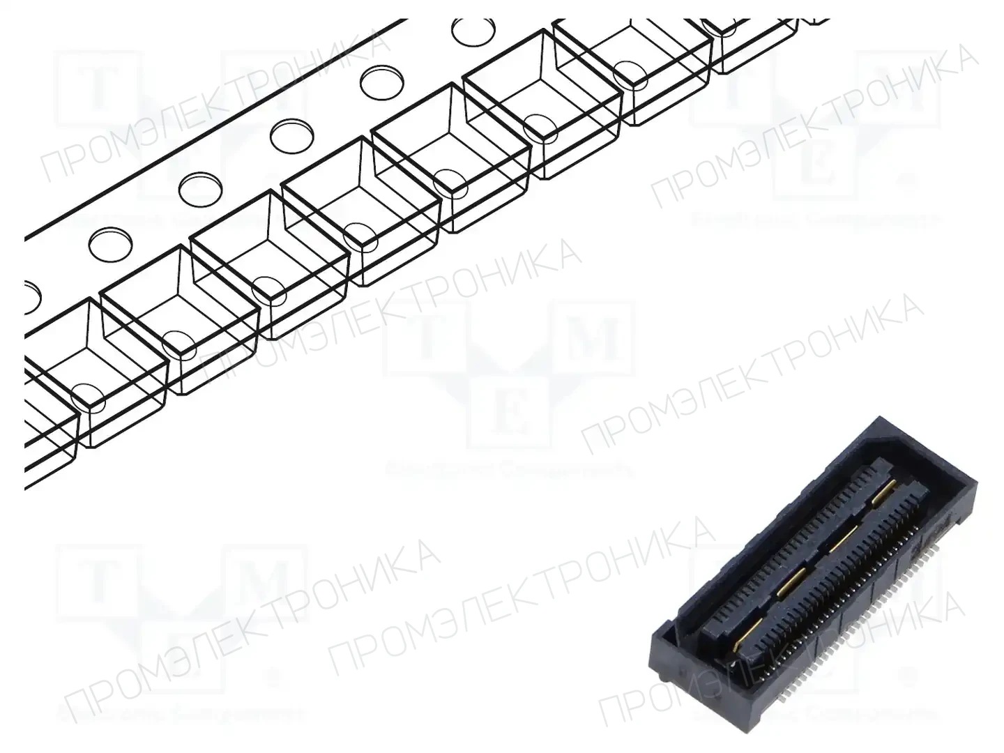 SAMTEC QSH-030-01-L-D-A-K-TR — Разъeмы пластина - пластина