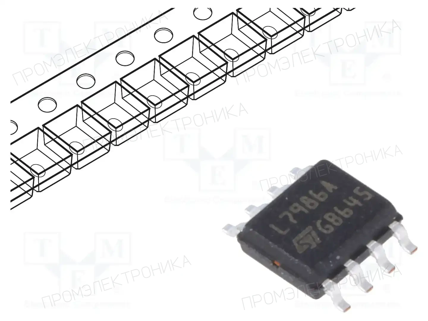 STMicroelectronics L7986A — Регуляторы напряжения - микросхемы DC/DC