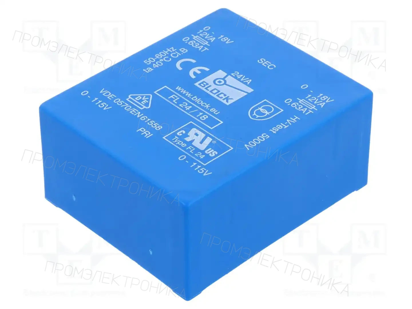 BLOCK FL 24/18 — Трансформаторы PCB