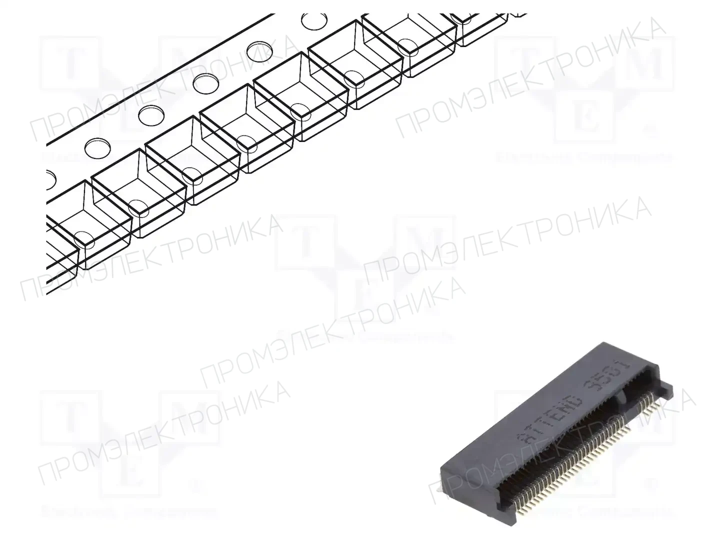 ATTEND 123A-30M00 — Разъeмы для карт